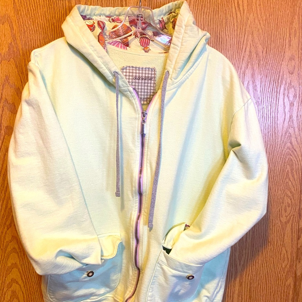 Ok Dreamer Lt green Hoodie Petite Med